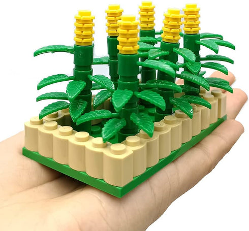 Cropland Set Farm Field Accessories Building Blocks Playset for Kids 6 Years Old, Harvest Seasonal Kits