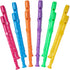 Fun Express Plastic Glitter Recorders - VBS Vacation Bible School Supplies/Decor -