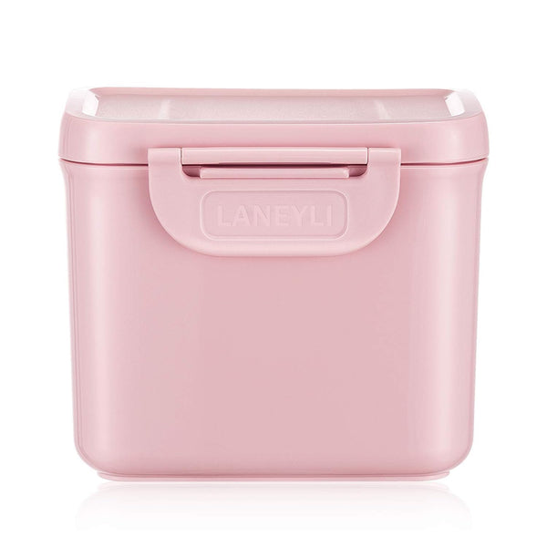 Formula Dispenser with Scoop for Milk Powder, Baby Food Storage and Snack Cup for Travel, Pink (0.92 LB Capacity)