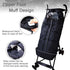 Weatherproof Universal Sleeping Bag for Stroller, Adjustable Winter Car Seat Cover & Stroller Zipper Blanket for Boy