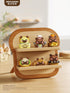 Sacblirr Set Sandwich Hot Dog Cute Capybara Baking Bread Series Mini Building Toy Kawaii Animals Micro Adorable Pet