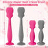 CHENGU 4 Pack Baby Diaper Cream Spatula Applicator Soft Silicone Mini Rash Cream Brush for Newborn (Rose, Gray)
