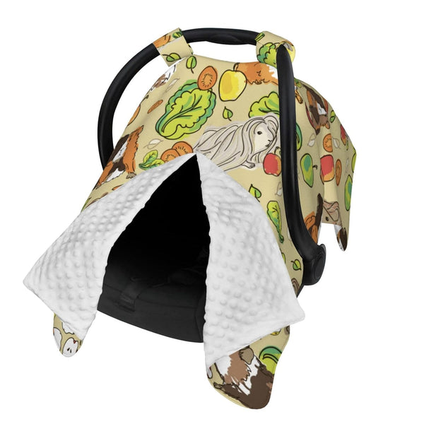 Zhbvncp Funny Guinea Pigs Baby Car Seat Cover & Breastfeeding Nursing Cover -