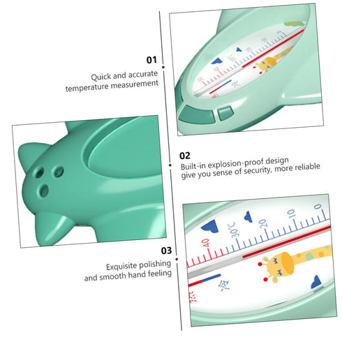 Toddmomy Cartoon Plane Bath Thermometer - Accurate Water Temperature Reading