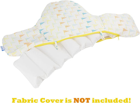 DADOUMAN 28" 14"(Inflated) Inflatable Cushion Insert for IKEA Antilop High Chair, Cushion Insert Only, White, L x