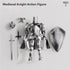 Osmanthus bloom T13,Dummy 13 Medieval Action Figures,Knight Armor Action Figure,Multi-Jointed Movable Robot Mannequin