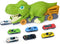 Dinosaur Transport Cart Toys - Dinosaur Devouring Car Game for Kids, Slides Car Toys Gift for Boys