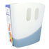 Ubbi Freestanding Bath Toy Organizer with Removable Drying Rack Bin for Toddlers, Cloudy Blue