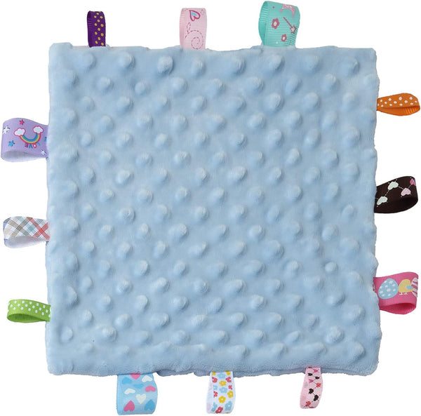 CREVENT Tag Security Blankets for Babies, Soft Small Loveys for Boys, Baby
