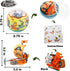 WODMAZ 12PCS Set PreFilled Easter Eggs with Pirate Ship Building Blocks, Surprise Eggs Filled Pirate Ship Toys
