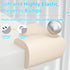 10 ZOMPAGO Baby Proofing Edge & Corner Guards, PCS Soft NBR Foam Safety Bumpers for Furniture, Strong Adhesive,No
