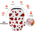 Nursing Cover Breastfeeding Scarf Cute Red Ladybugs Baby Car Seat Covers Soft Breathable Infant Carseat Canopy Stroller