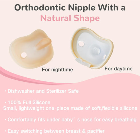Set Nipple,0-3 Months,BPA-Free,4 oz,2 Pack COMI Natural Glass Baby Bottles for Breastfeeding Babies,Newborn Anti-Colic