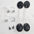 AOSITE Refrigerator Lock, Combination Black Combo Locks for Adults, 2 Pcs Child Safe