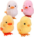 HawaStar Easter Wind-Up Plush Toys Fluffy Realistic Jumping Chicks & Ducks for Kids