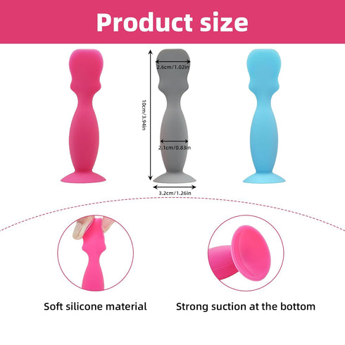 CllyCnny 3pcs Diaper Cream Spatula - Baby Silicone Butt Paste Applicator Spatula for Newborn Bum Care Travel Essentials