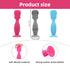 CllyCnny 3pcs Diaper Cream Spatula - Baby Silicone Butt Paste Applicator Spatula for Newborn Bum Care Travel Essentials