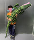 JOSON 65" Long Oversized Ferocious Stuffed Animal Plush Toy Alligator Simulation Crocodile