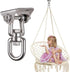 Heavy Duty 360° Swivel Swing Hanger, Stainless Steel Hammock Hook for Ceiling, Porch Swing, Gym, 1000 lb Capacity