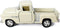 KiNSMART 1955 Chevrolet Stepside Pickup Truck, 5 Inch, 1:32 Scale Die Cast Metal, White