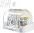 cjc Baby Bottle Drying Rack Storage Organizer with Cover Portable, Durable Countertop