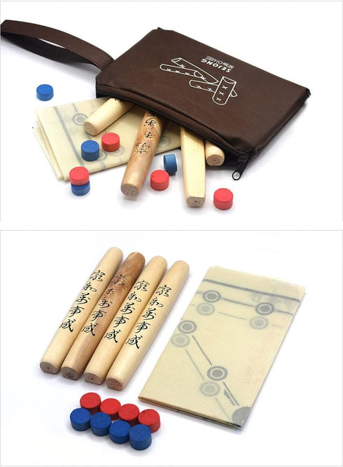 YUTNORI Korean Board Games: ??? Floor Games for Family, Adults, Party, Premium Wood Strategy Game
