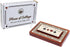 House of Cribbage 2 4 Inch 60 - Track - Wooden Travel/Pocket Size Cribbage Board - - Inlaid in Bloodwood/Maple Wood