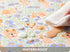 WOMUMON 51 Inch Splat Mat for Under High Chair/Arts/Crafts, Waterproof and Anti-Slip Splash Mat Floor Protector