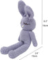 Moni's Choice Stuffed Plush Baby Crochet Bunny Rabbit - Handmade Stuffed Animal for Newborn, Granddaughter, Grandson
