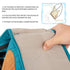 Lightweight Green Baby Hip Seat Carrier with Pockets
