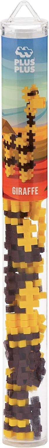 Plus Plus 3D Animal Figure Building Block Set with 70 Mini Interlocking Puzzle Pieces - Fun STEM Toys for Kids -