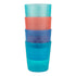 18m+, 4-Pack Dr. Brown's Toddler Tumblers, Stackable Open Training Cups, BPA-Free