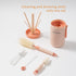 Chemimoso Set, Set Travel Silicone Baby Bottle Cleaner Brush Foldable Baby Bottle Drying Rack, Essential Cleaning