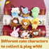 24Pack Mini Animal Plush Toy Set - Cute Assortment Keychain Toys, Small Stuffed Animal Gifts for Kids