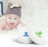 RAFGALDEX Baby Powder Puff and Container Gentle Wool Body Powder Puff with Empty Loose Dusting Powder Box Case