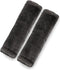 Faux Sheepskin Seat Belt Cover; Soft & Comfortable Shoulder Pad; Thick Cushion; 2 Pack; Dark Gray