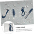 Set Portable Nail Care for Newborns - Safe Clipper Kit with Scissors, File & Tweezers in Case