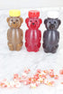 Cornucopia Brands Honey Bear Straw Cups, 3-Pack, 8-Ounce Therapy Sippy Bottles with Flexible Straws