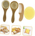 Set Gentle Silicone Bath Brush & Comb for Newborn Hair Care