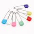 Essivox 20Pcs 2 Inch Safety Diaper Pins, Safety Locking Holder Colorful Safety Pins for Cloth Nappies and Accessorie