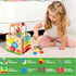 8-in-1 1 2 12-18 1st Batlofty Wooden Activity Cube, Montessori Toys for Year Old Girl Boy Toddler| Sensory Educational