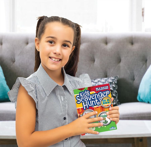 Kids Scavenger Hunt Game - Ages 6+ - Indoor and Outdoor Activity for 2 or More Players