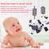 Baby Car Seat Toys - Black White Stroller Toy Stretch Plush Toys for Crib Mobile - Newborn Sensory Toy