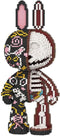 Animal Graffiti Skeleton Rabbit Micro Building Blocks Set (8000PCS, 55cm High) - Gift for Adults and Kids
