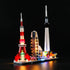 LIGHTAILING Light Set for Architecture Tokyo Building Blocks Model, LED Light Kit Compatible with Lego