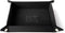 FanRoll by Metallic Dice Games Fold Up Velvet Dice Tray w/PU Leather Backing: Black, RPG Dice Accessories