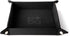 FanRoll by Metallic Dice Games Fold Up Velvet Dice Tray w/PU Leather Backing: Black, RPG Dice Accessories