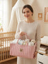 KCWVSIE Diaper Caddy Organizer for Changing Table,Car Organizers and Wipes Storage Portable Storage for Newborn