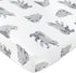 2 Pack 28x52 Standard Microfiber Fitted Crib Sheets for Baby Girl, Boy & Neutral, - Crib Essentials (Bears & Mountains)