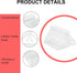 25pcs Clear Acrylic Game Card Holder Stand, Plastic Holders for Cards, Photos, Memos, Party Display